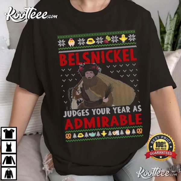 Belsnickel Judges Your Year As Admirable Dwight Schrute T-Shirt