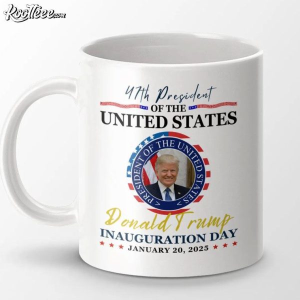 Donald Trump 47th US President Inauguration Day Mug