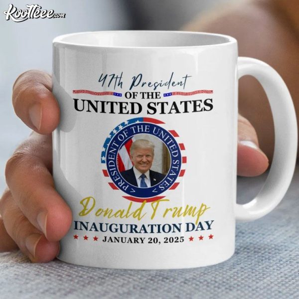 Donald Trump 47th US President Inauguration Day Mug