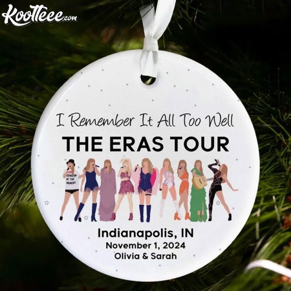 The Eras Tour Indiana Swiftie Ornament