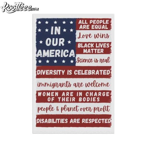 In Our America Democrat Progressive Politics Flag