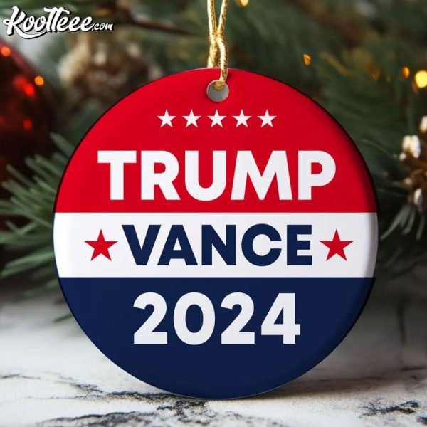 Trump Vance 2024 Republican Ornament