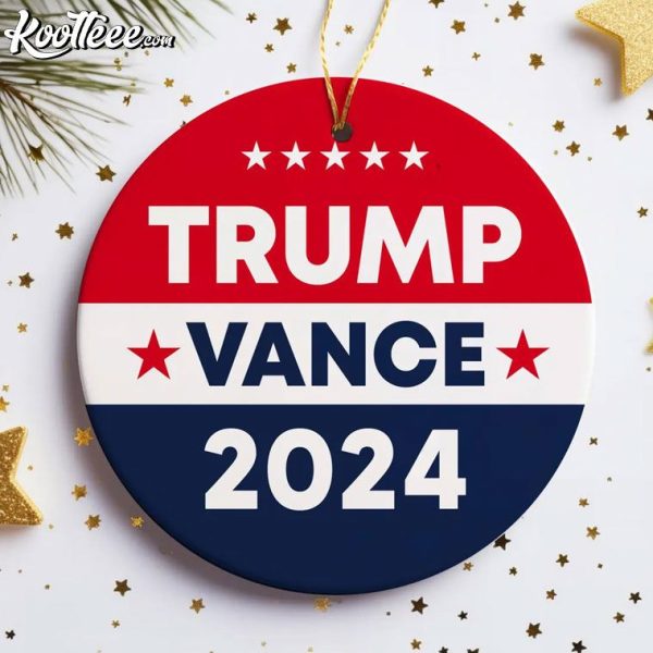 Trump Vance 2024 Republican Ornament