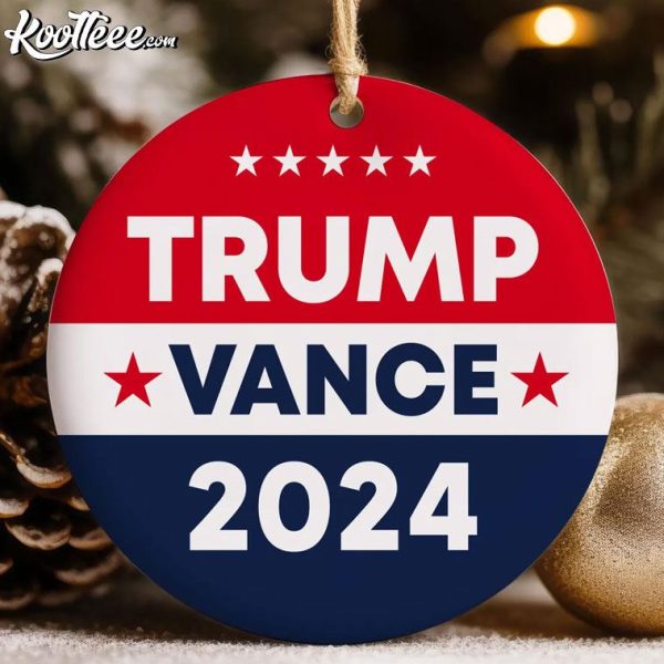 Trump Vance 2024 Republican Ornament