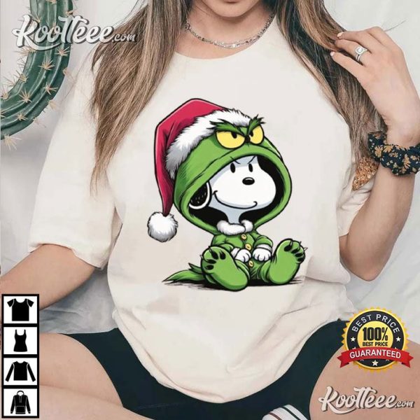 Snoopy Grinch Suite Christmas T-Shirt