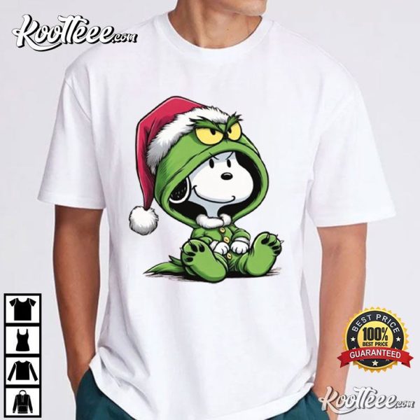 Snoopy Grinch Suite Christmas T-Shirt