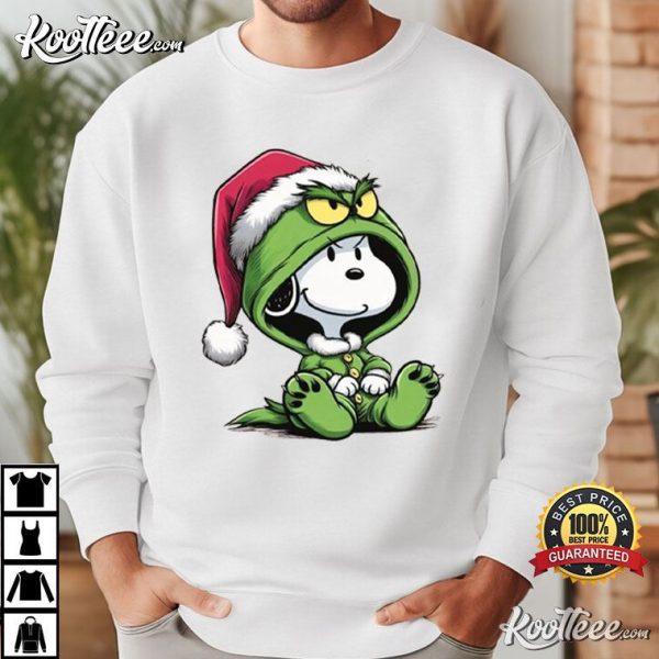 Snoopy Grinch Suite Christmas T-Shirt