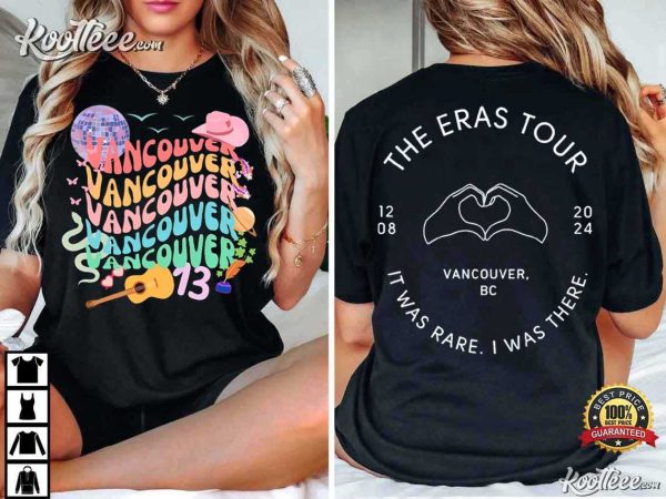 The Eras Tour Vancouver Canada Night 3 Swiftie T-Shirt