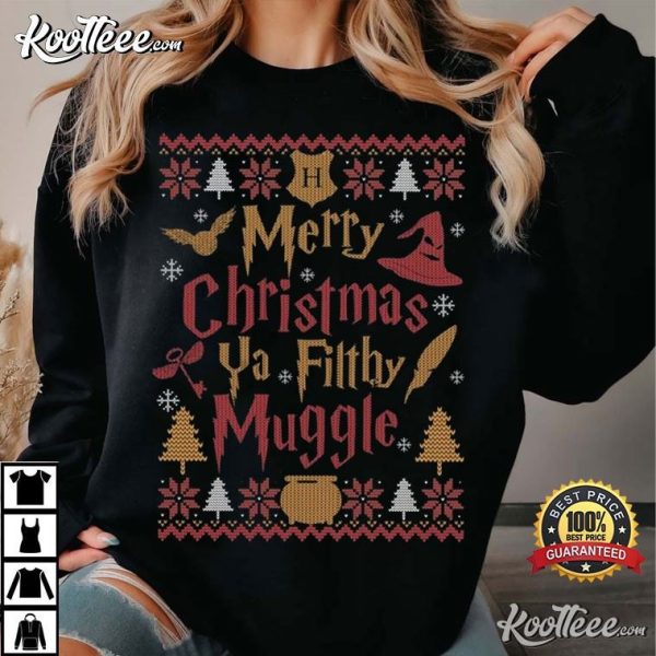 Harry Potter Merry Christmas Ya Filthy Muggle T-Shirt