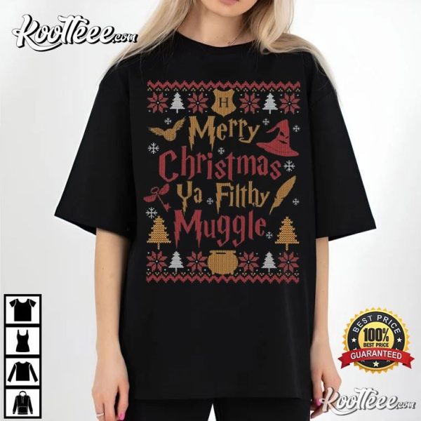 Harry Potter Merry Christmas Ya Filthy Muggle T-Shirt