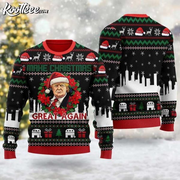 Donald Trump Make Christmas Great Again Ugly Sweater