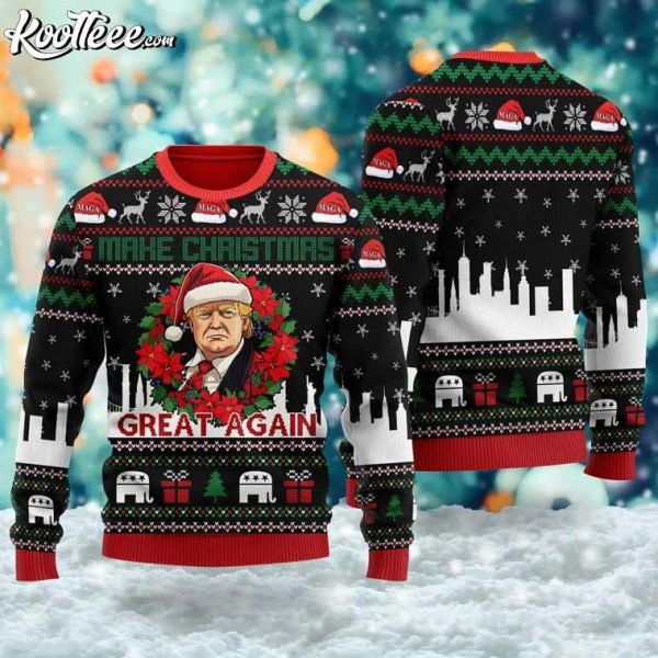 Donald Trump Make Christmas Great Again Ugly Sweater