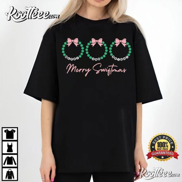 Merry Swiftmas Friendship Bracelets T-Shirt