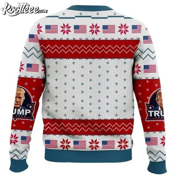 Trump Christmas Believe In The Magic Of America Ugly Sweater