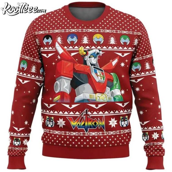 Voltron Defender Of The Universe Ugly Christmas Sweater