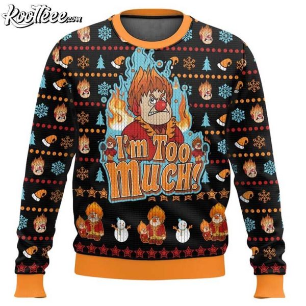 Heat Miser The Year Without A Santa Claus Ugly Sweater