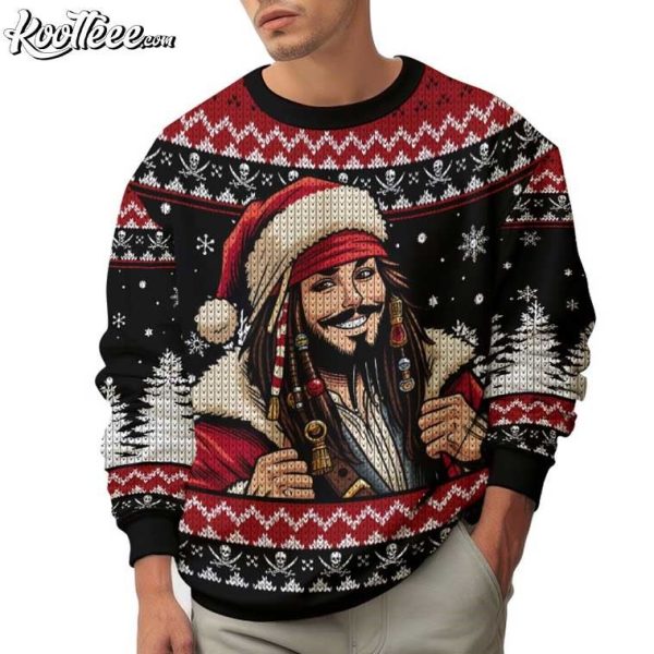 Jack Sparrow Pirates Of The Caribbean Ugly Sweater