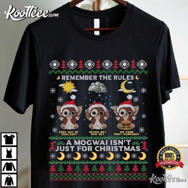 A Mogwai Isn’t Just For Christmas Gremlins Xmas T-Shirt