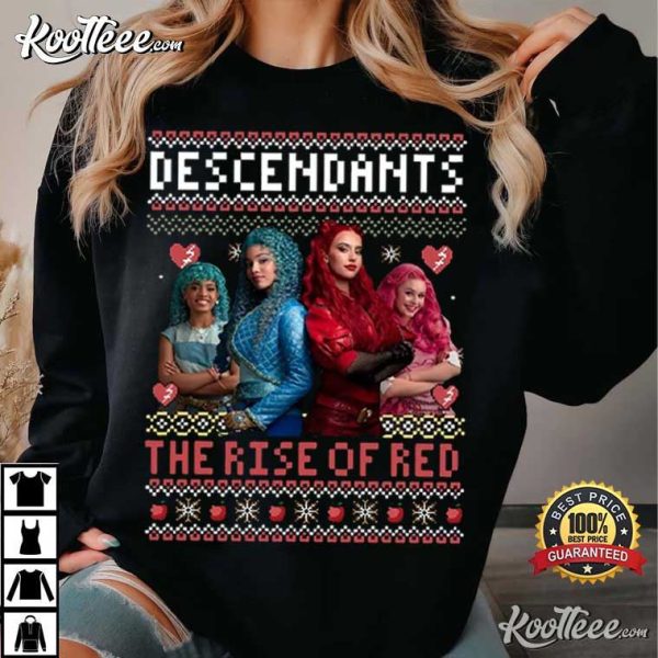 Descendants The Rise Of Red Ugly Christmas T-Shirt