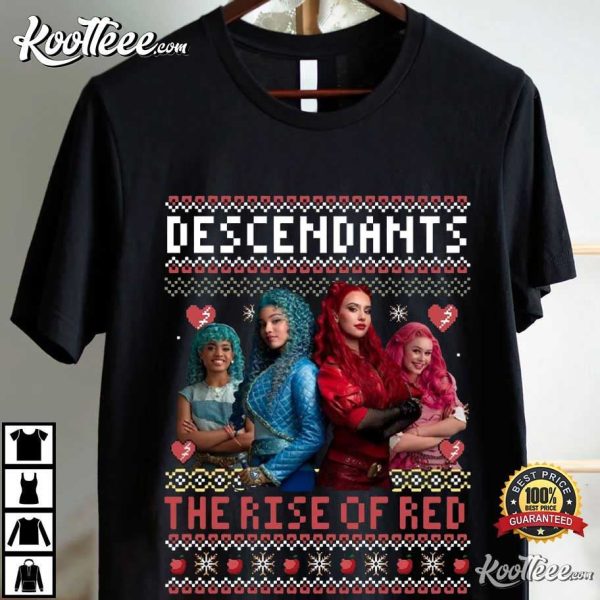 Descendants The Rise Of Red Ugly Christmas T-Shirt