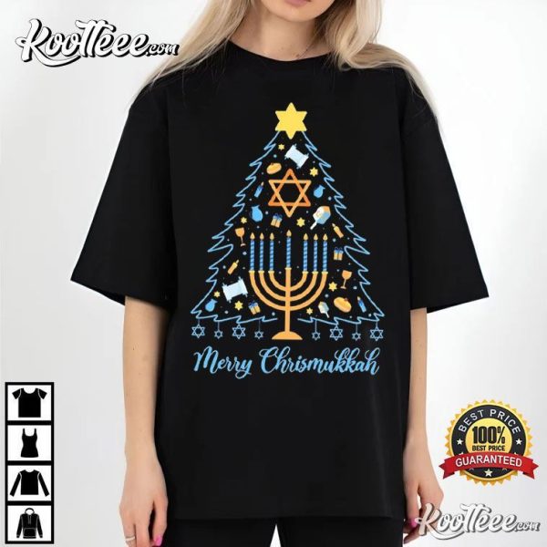 Merry Chrismukkah Jewish Hanukkah T-Shirt