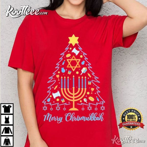 Merry Chrismukkah Jewish Hanukkah T-Shirt