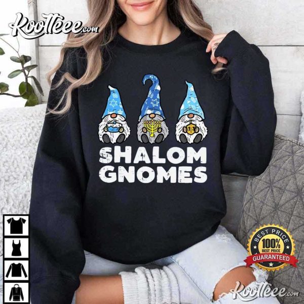 Shalom Gnomes Funny Jew Hanukkah T-Shirt