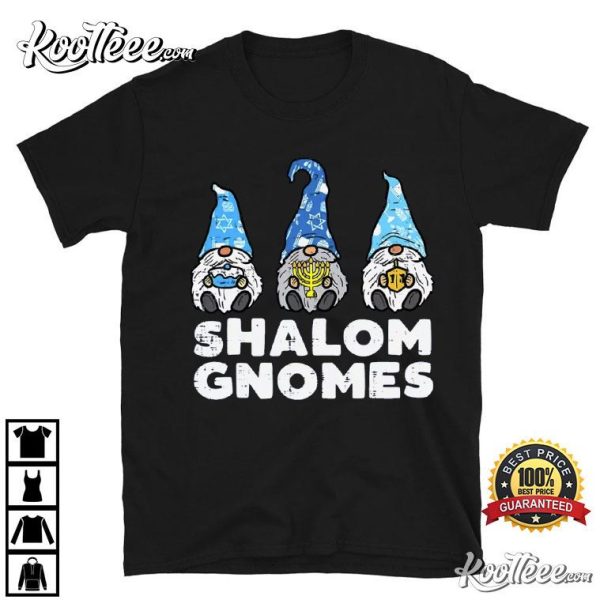 Shalom Gnomes Funny Jew Hanukkah T-Shirt