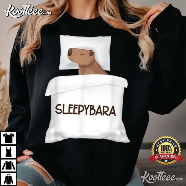 Capybara Sleep Sleepybara Rodents T-Shirt