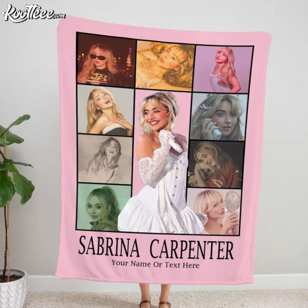 Sabrina Carpenter Gift For Fan Custom Fleece Blanket