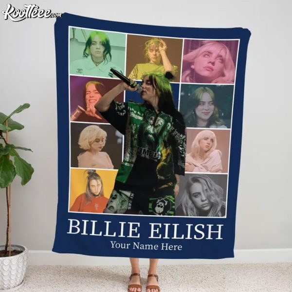 Billie Eilish Gift For Fan Custom Fleece Blanket