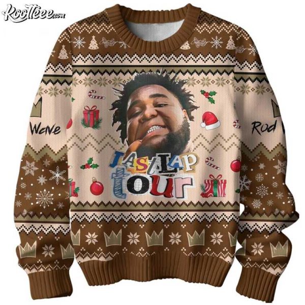 Rod Wave The Last Lap Tour Christmas Ugly Sweater