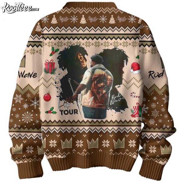 Rod Wave The Last Lap Tour Christmas Ugly Sweater