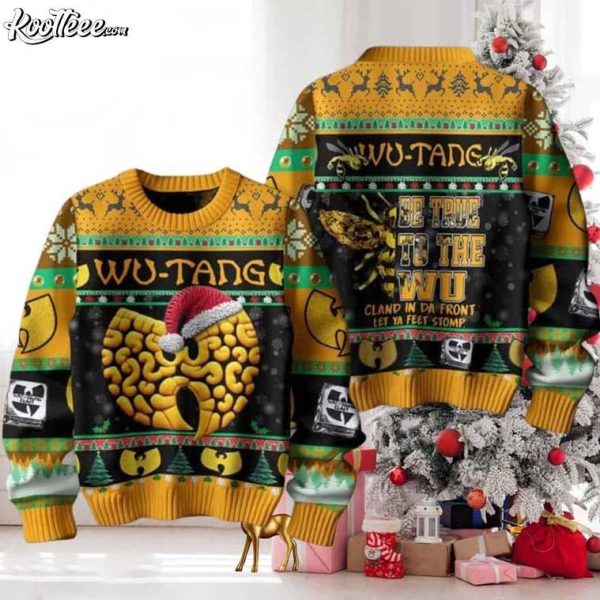 Wu-Tang Clan Be True To The Wu Christmas Ugly Sweater