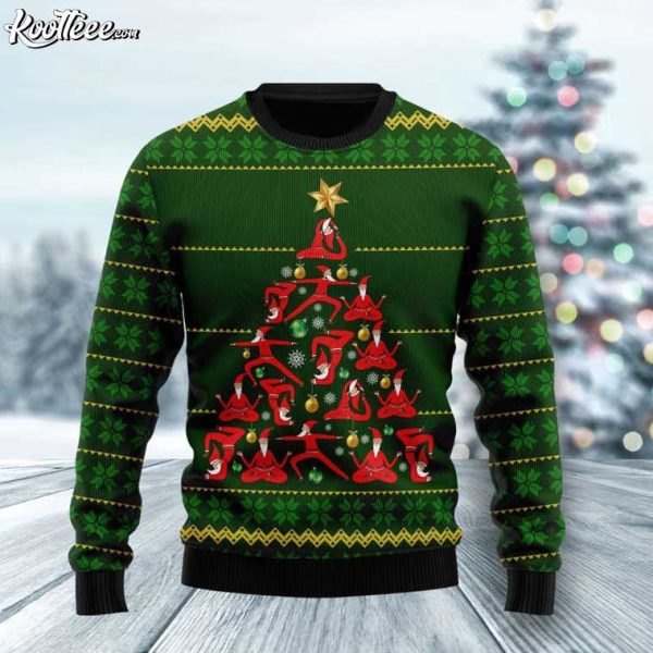 Yoga Ugly Christmas Sweater