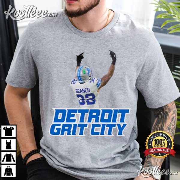 Detroit Grit City Brian Branch T-Shirt