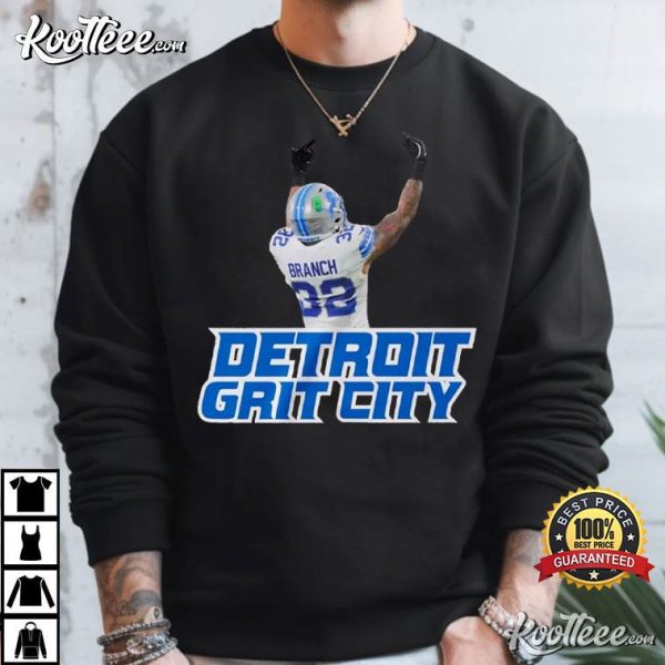 Detroit Grit City Brian Branch T-Shirt