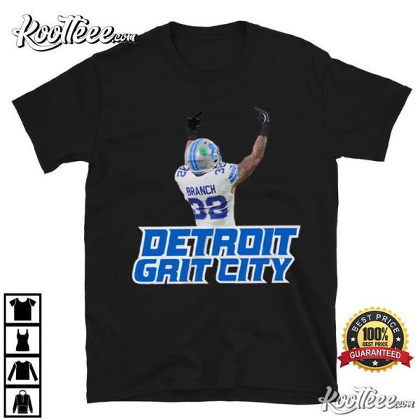 Detroit Grit City Brian Branch T-Shirt