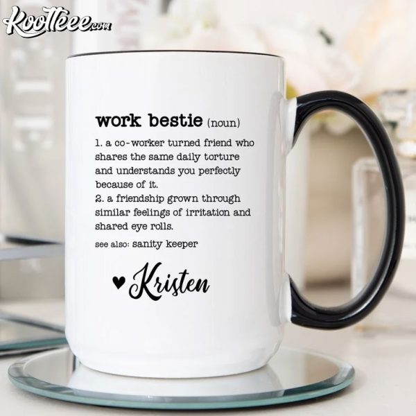 Work Bestie Definition Custom Coworker Gift Mug