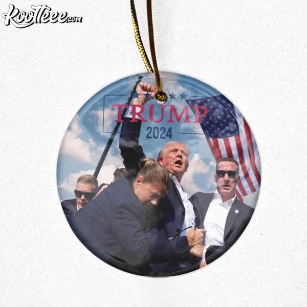 Trump 2024 Shot Failed Attempt Ornament