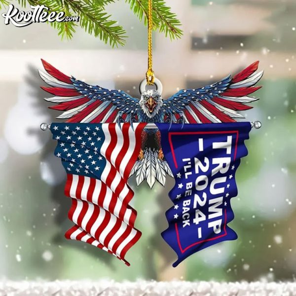 Eagle President Trump 2024 Shape Ornament