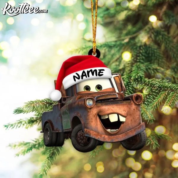 Mater Cars Character Custom Ornament