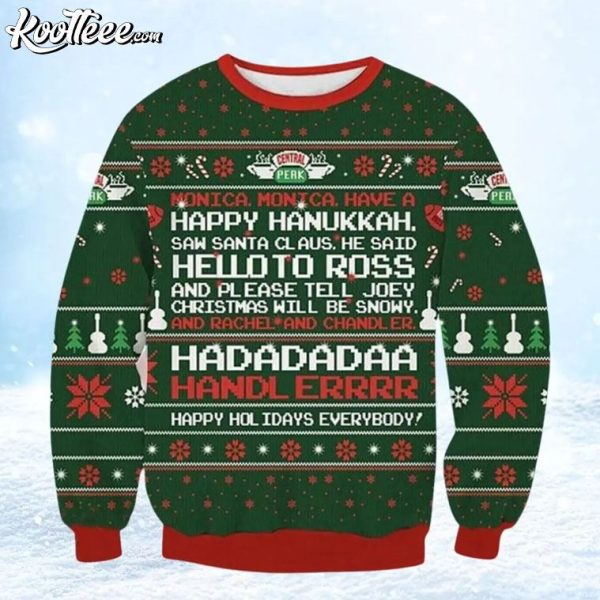 Friends Central Perk Phoebe’s Christmas Song Ugly Sweater