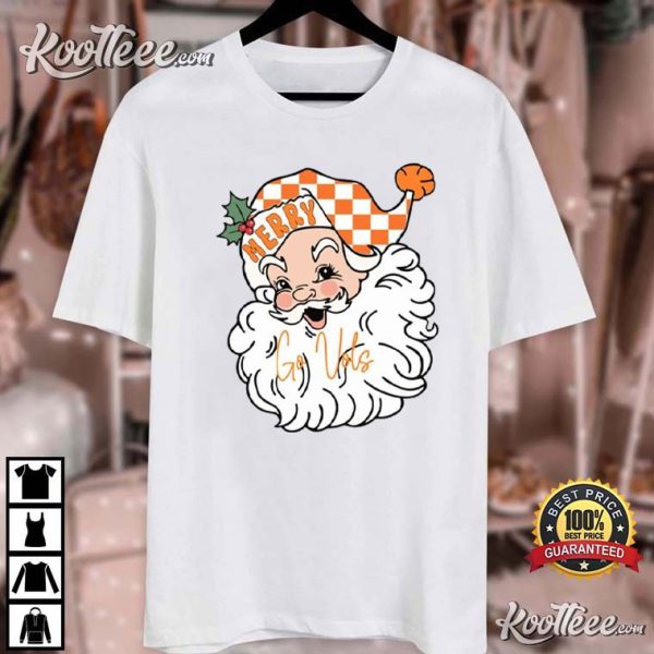 Tennessee Volunteers Go Vols Santa Merry Christmas T-Shirt