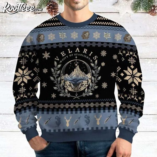 Velaris City Of Starlight Acotar Ugly Christmas Sweater