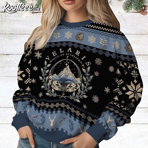 Velaris City Of Starlight Acotar Ugly Christmas Sweater