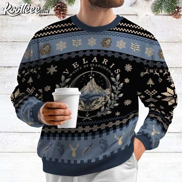 Velaris City Of Starlight Acotar Ugly Christmas Sweater