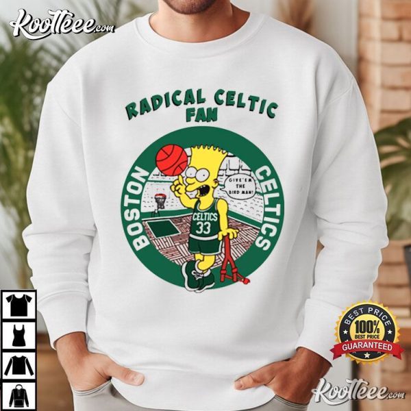 Radical Celtic Fan Bart Simpson T-Shirt