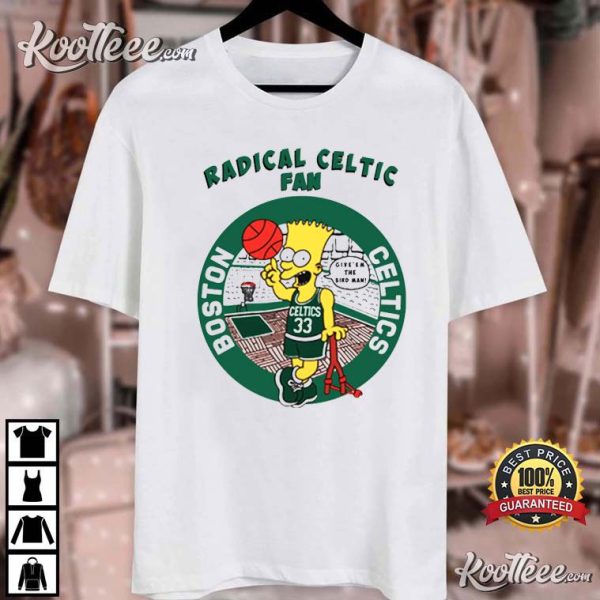 Radical Celtic Fan Bart Simpson T-Shirt