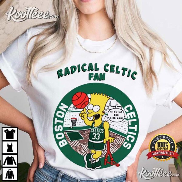 Radical Celtic Fan Bart Simpson T-Shirt